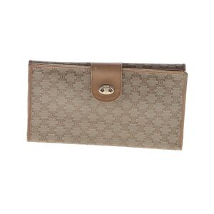Celine Tan Monogram Women's Wallet silver Hardware